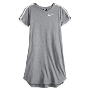 Nike Heather Gray Dress with White Trim
